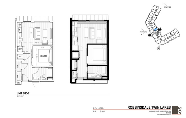 1 bed, 1 bath, 533 sqft, $1,450, Unit 220