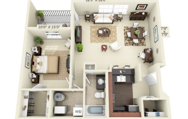 1 bed, 1 bath, 778 sqft, $1,695, Unit 5968204RP-1