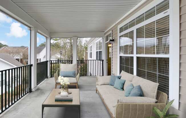 Balconyat Barclay Place Apartments, Wilmington, North Carolina