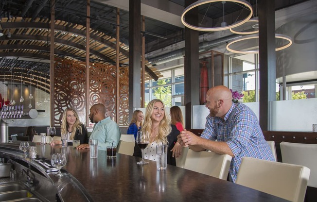 Bar and Dining at Wheelhouse Near Arena Place Apartments