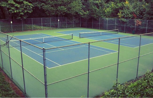 Tennis Courts at The Bluffs at Mountain Park, Lake Oswego, OR, 97035