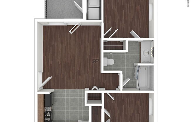 2 beds, 1 bath, 704 sqft, $1,170