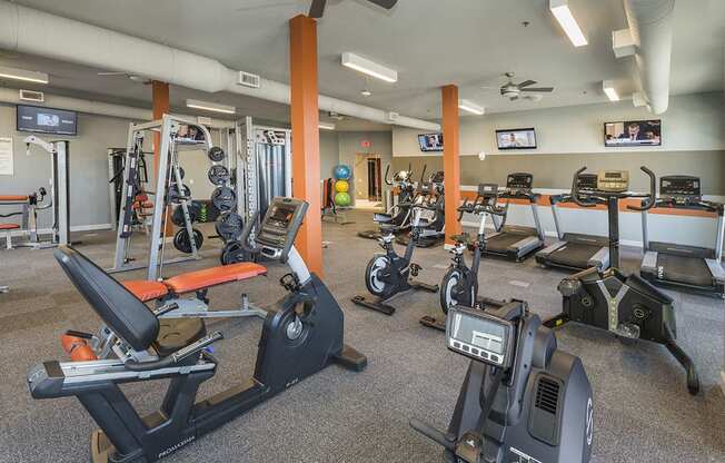 Exercise Gym at Colorado Springs Apartments Near Peterson AFB