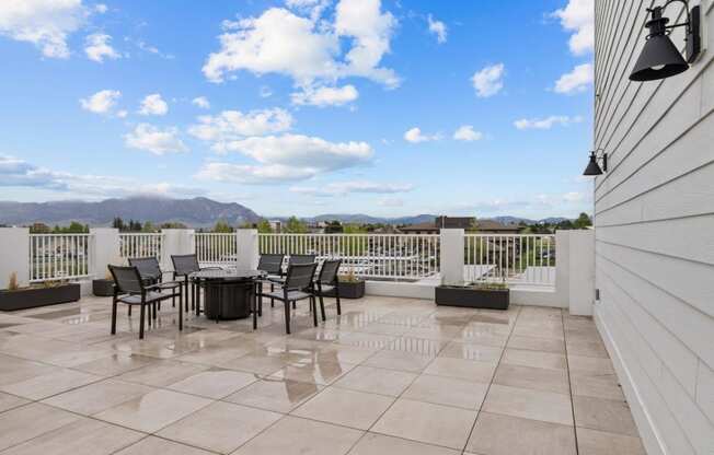 The Annex of Bozeman Apartments in Bozeman, Montana Rooftop Patio