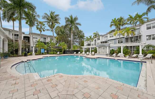 Outdoor Resort-Style Pool at Verona at Boynton Beach Apartments in Boynton Beach, FL 33426