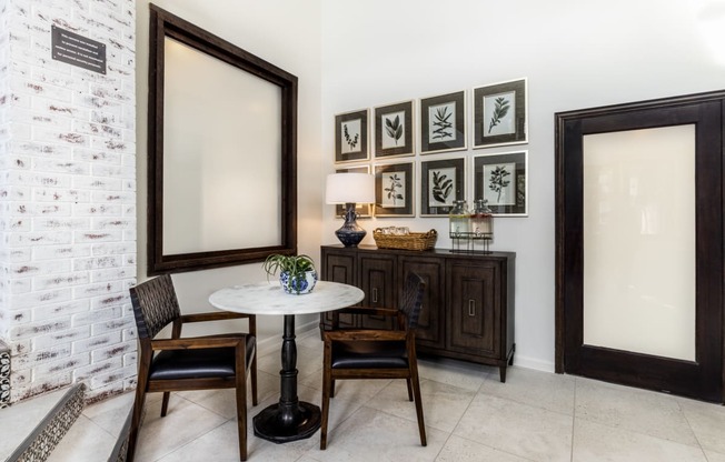 Resident Lounge Seating Area