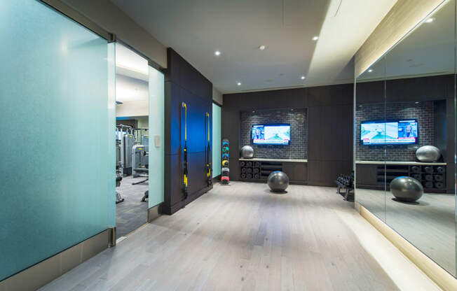 Yoga and Spin Studio at 1000 Grand by Windsor, Los Angeles, California