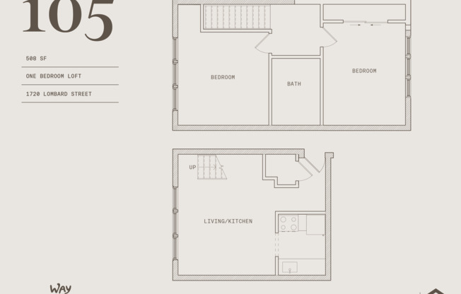 2 beds, 1 bath, $2,505, Unit 105