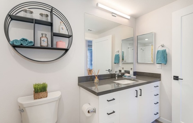 Bathroom at Sierra Gateway Apartments, Rocklin, California