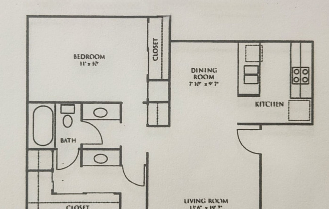 2 beds, 1 bath, 897 sqft, $1,795, Unit 07G