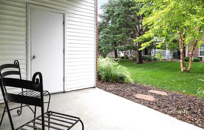 Patio Chairs at Tranquility Pointe, Omaha