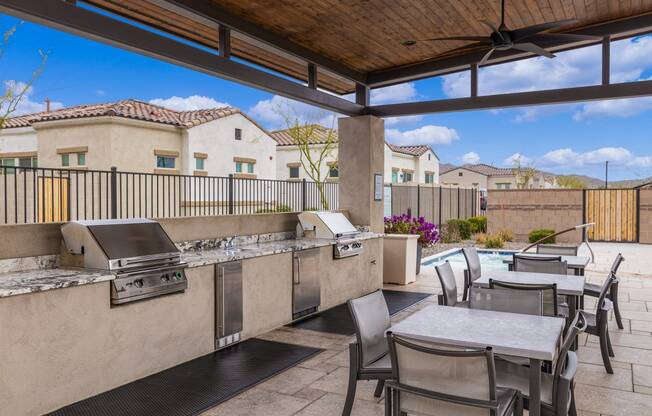 Outdoor Lounge + Grill Area at Avilla Canyon, Phoenix, AZ 85085