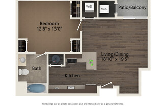 1 bed, 1 bath, 663 sqft, $2,000, Unit UNIT 203