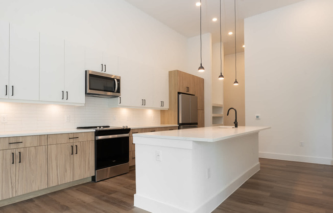 Kitchen with Stainless Steel Appliances