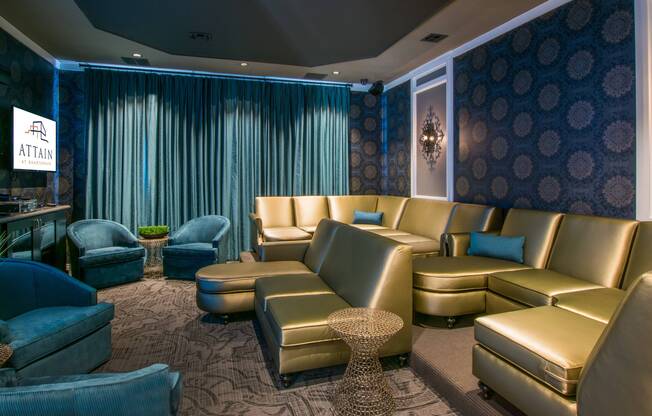 Theater Room at Attain at Quarterpath