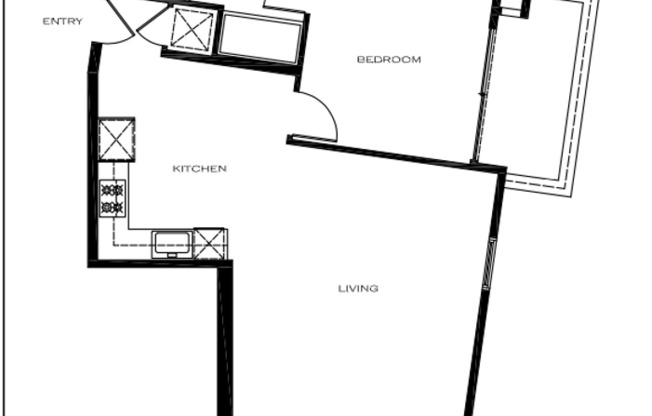 1 bed, 1 bath, 804 sqft, $2,875, Unit 403