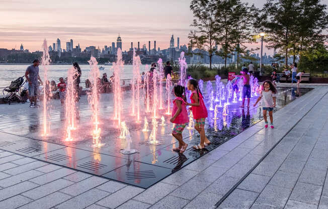 Fun for the entire family at Domino Park.