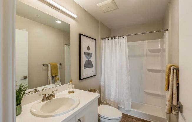 Bathroom at Parq Crossing Apartments