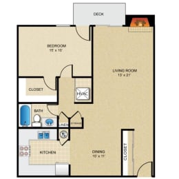 1 bed, 1 bath, 850 sqft, $1,090