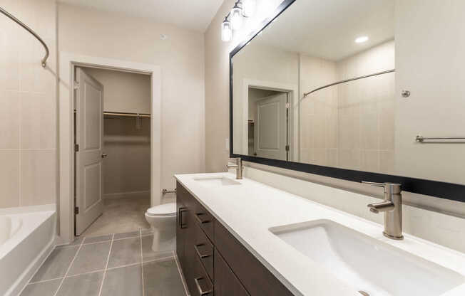 Bathroom with Double Vanity