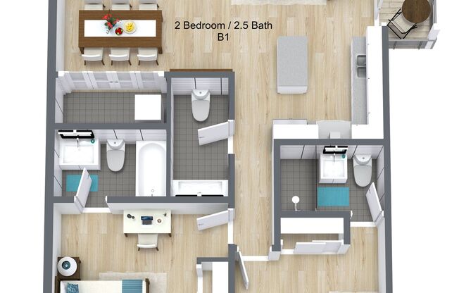 2 beds, 2.5 baths, 991 sqft, $4,195, Unit 2330-113