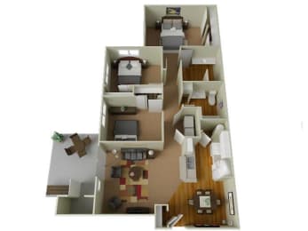 3 beds, 2 baths, 1,230 sqft, $1,994