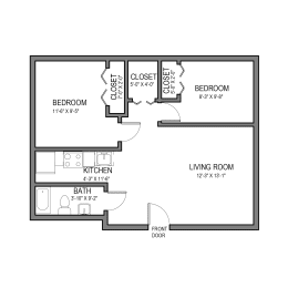 1 bed, 1 bath, 523 sqft, $1,250