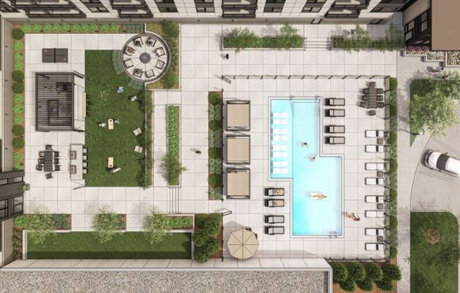 Studio, 1 bath, 605 sqft, $1,395, Unit 2418