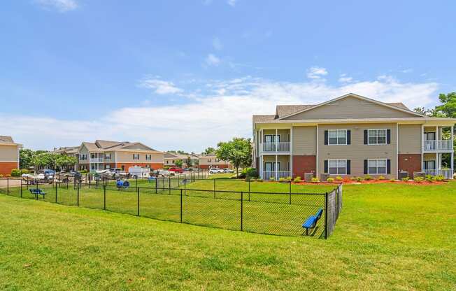 Dog park at Landing Willow Bayou in Bossier City, LA