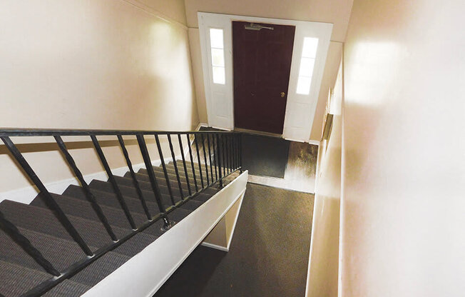 apartment hallway in Kettering, Ohio