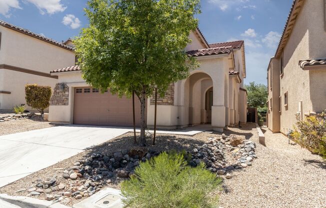 Beautiful 2 store home in a gated community with 4 bedrooms and 3 bathrooms