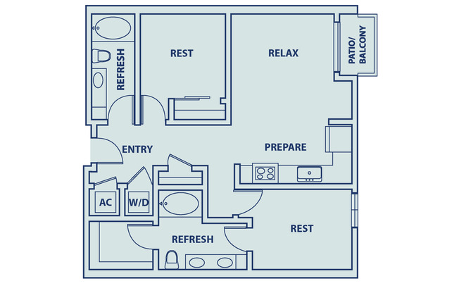 2 beds, 2 baths, 930 sqft, $2,450, Unit 485