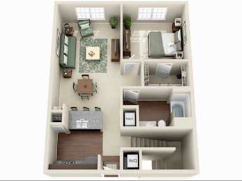 1 bed, 1 bath, 1,756 sqft, $2,767