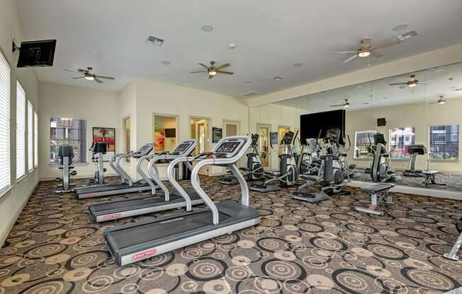 Le Mirage Apartments Fitness Center Apartment for rent near Odessa, TX