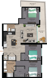 3 beds, 2 baths, 1,328 sqft, $3,754