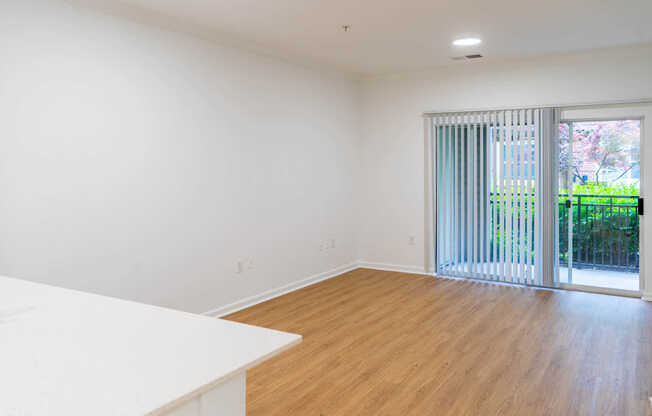 Living Room with Patio and Hard Surface Flooring