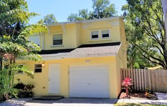 Beautifully maintained 2-bedroom, 2.5-bath townhome with a private fenced backyard and patio