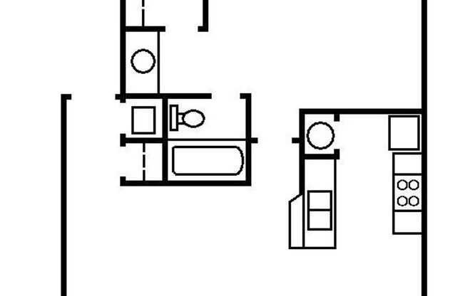 1 bed, 1 bath, 629 sqft, $1,059, Unit 114