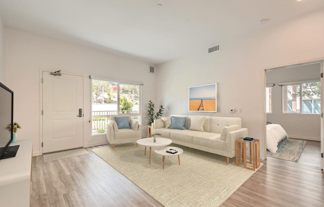 Spacious Living Room View at Haven at La Mesa, San Diego, California