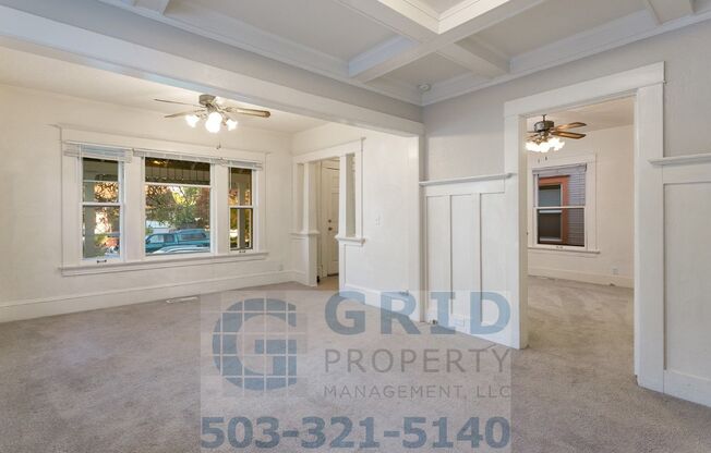 Spacious 3+ Bedroom, 1.5 Bath Craftsman House Available in Southeast Portland + Large Backyard!