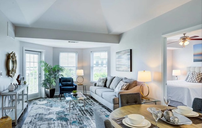 Open Floorplan Living Room with Oversized Windows