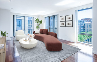 Living Room with Balcony