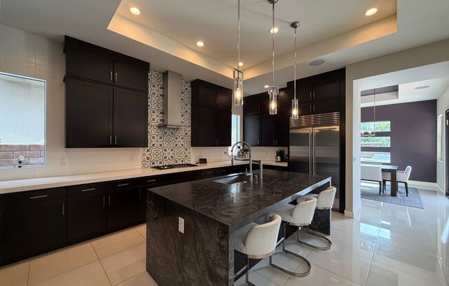 4 Bed, 4.5 Bath Summerlin Home in The Ridges with Resort-Style Backyard