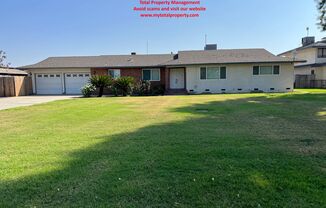 11485 AVE. 200- 3 BEDROOM 2 BATH- TULARE