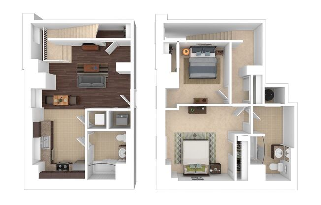 2 beds, 2 baths, 959 sqft, $4,045, Unit H-721