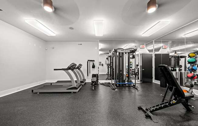 24 Hour Gym at Dover Hills Apartments in Kalamazoo