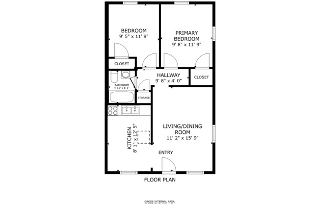 2 beds, 1 bath, 700 sqft, $725, Unit APT 4