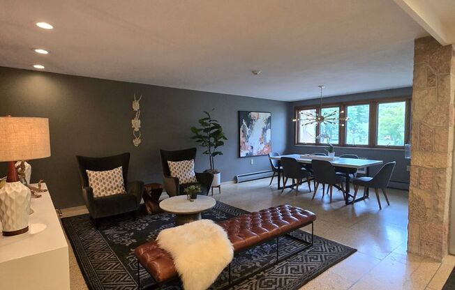Dean Parkway  2bd-2ba Condo, Hardwood Floors, 1-double wide Garage Space included, Patio, Video Walkthrouh