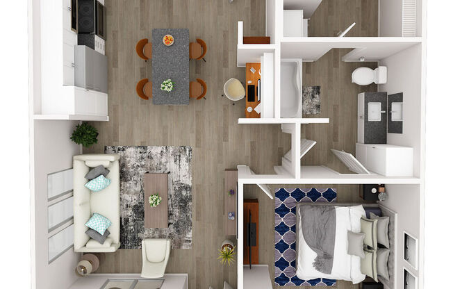 1 bed, 1 bath, 753 sqft, $1,650