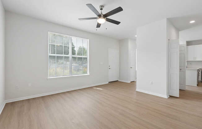 Living Room with Hard Surface Flooring